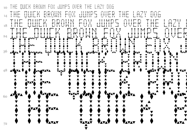 Espinuda TFB font waterfall